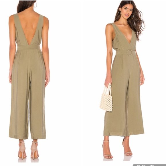 Lovers + Friends Pants - NWT Lovers + friends zenzie jumpsuit GREEN SIZE XS